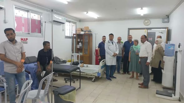 د. أبو سلمية يضع وفد ” أوتشا ” أمام واقع القطاع الصحي في غزة وتحديات مرحلة التعافي