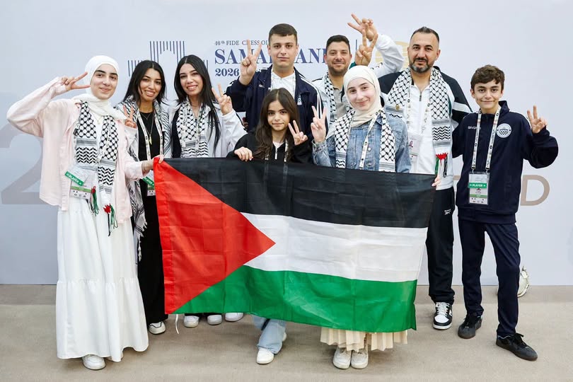 شطرنج فلسطين يحصد فوزًا ثلاثيًا أمام اليمن.. وتعادل ثمين للحايك أمام IM سنغ