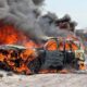 شهيد و14 مصابًا في غارة إسرائيلية استهدفت مركبة غرب مدينة غزة