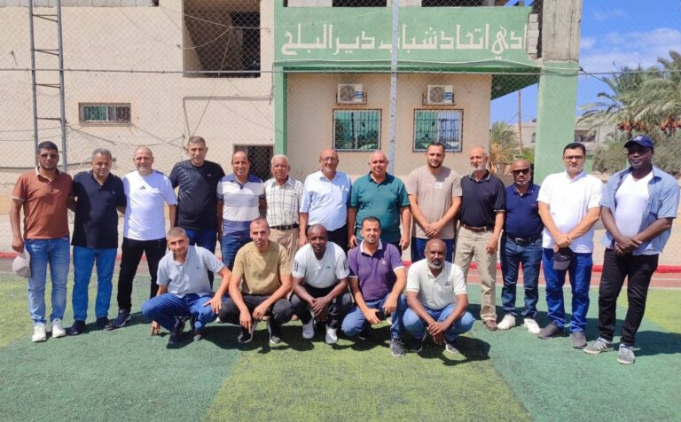 أبو حرب رئيساً وأبو هولي أمينًا للسر.. جمعية قدامى الرياضيين تعتمد لجنتها الموسعة في المحافظة الوسطى وتطلق خطة إعادة هيكلة لجانها في محافظات غزة