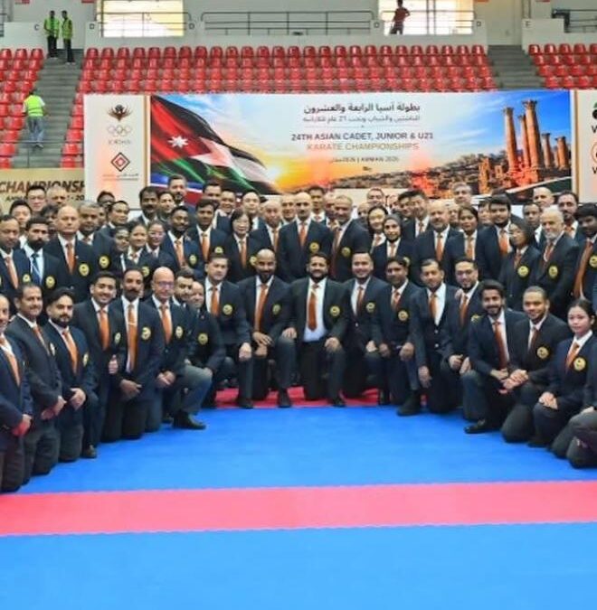 ذهبية وفضية لفلسطين في بطولة آسيا للكاراتيه بالأردن