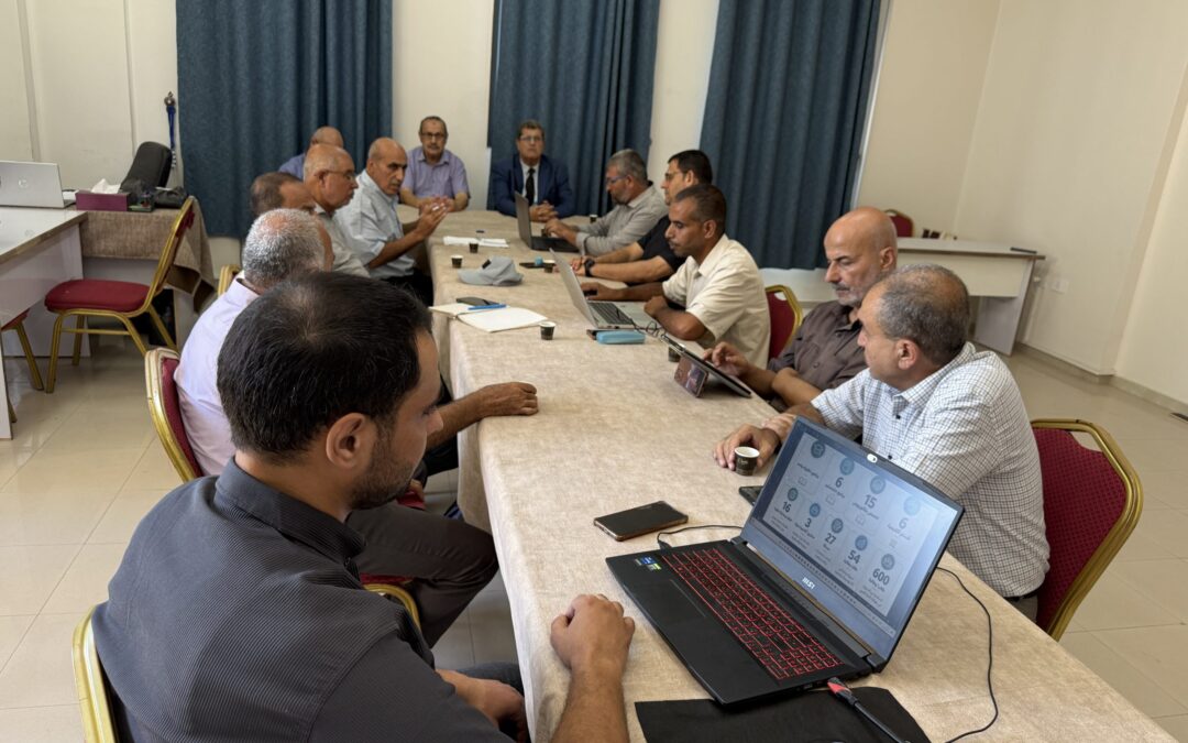 رئاسة الجامعة الاسلامية بغزة تلتقي كلية الآداب لمتابعة الخطط التطويرية والتقارير السنوية