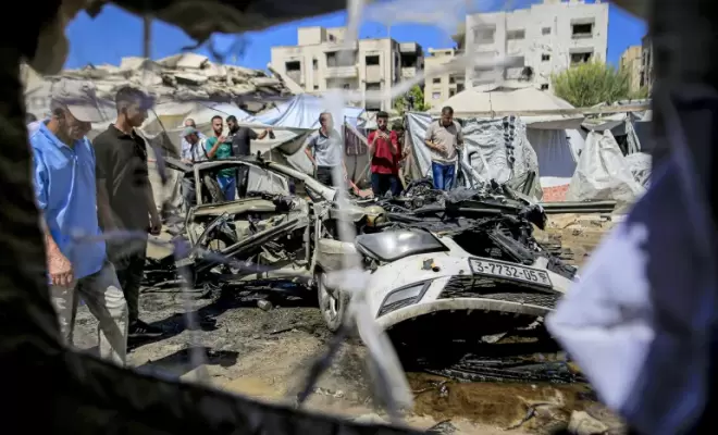 مشاهد تظهر لحظة اختطاف ضابط بالأمن الداخلي في غزة