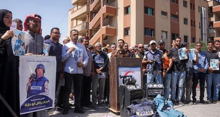 منتدى الإعلاميين الفلسطينيين يطالب بحماية دولية فعلية للصحفيين ومحاسبة مرتكبي الجرائم بحقهم