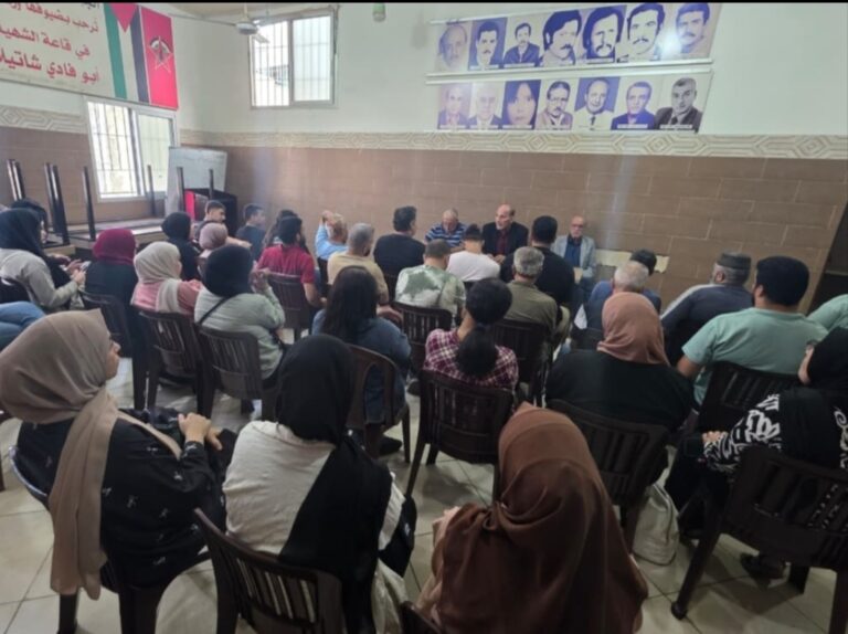 لقاء سياسي نظمته الجبهة الديمقراطية في بيروت تناول التطورات السياسية وقضايا اللاجئين الفلسطينيين في لبنان