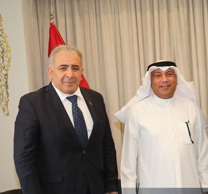 السفير الاسعد يلتقي سفير دولة الكويت في لبنان