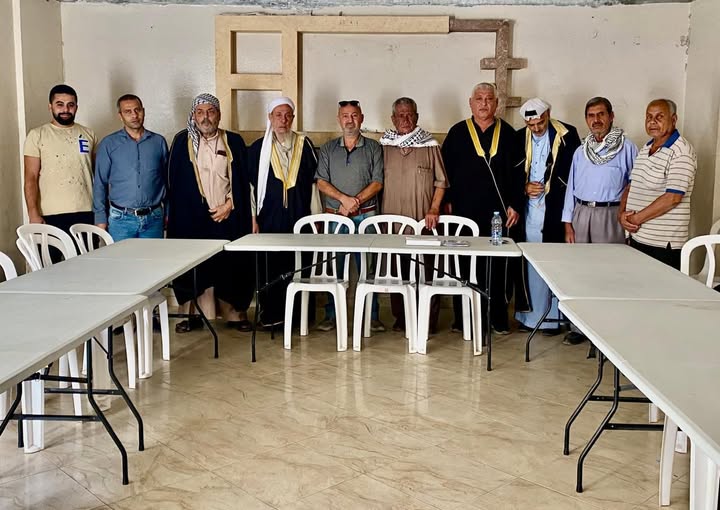 الدكتور الصوراني يستقبل وفدًا من مخاتير منطقة الصحابة بغزة