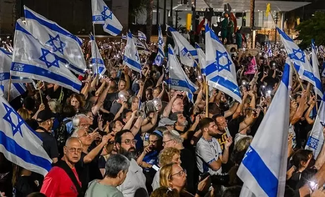 تظاهرة حاشدة في تل أبيب للمطالبة بتشكيل لجنة تحقيق رسمية بـ 7 أكتوبر